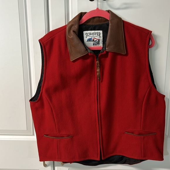 COPY - SCHAEFER 4 ladies wool vest’s ,Black,Red& Grey. 3 for $225./$75ea - Picture 5 of 16